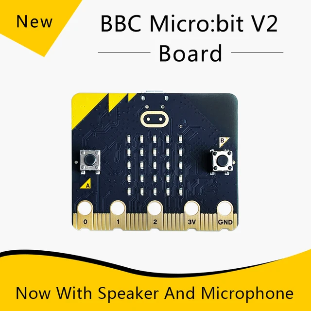 BBC Micro:bit V2 Upgraded Processor Capacitive Touch Sensor with Speaker  Microphone BLE 5.0 LED Indicator For Kids Micro bit