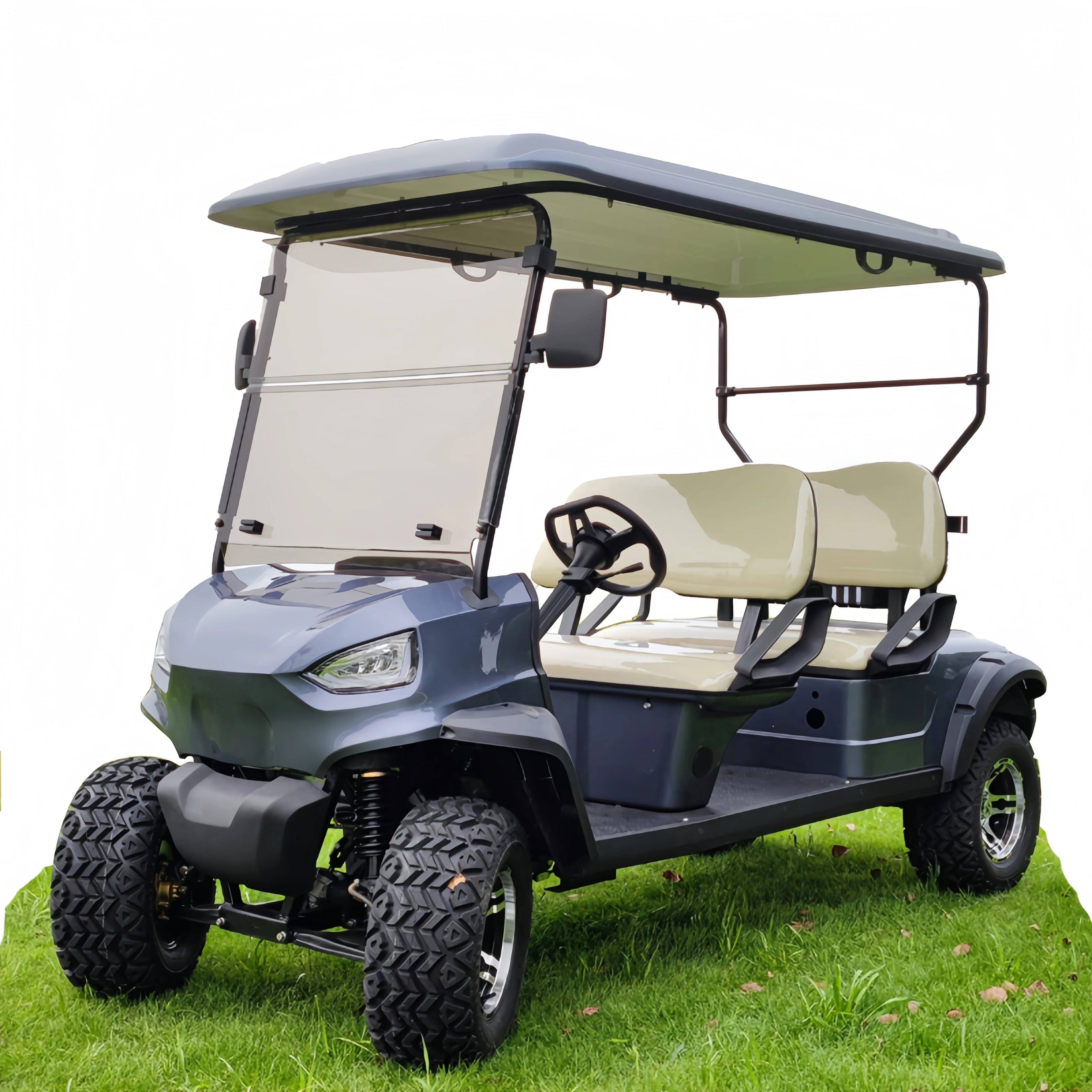 High Performance Electric Motorized Buggy 4 Seater Street Legal Golf Cart