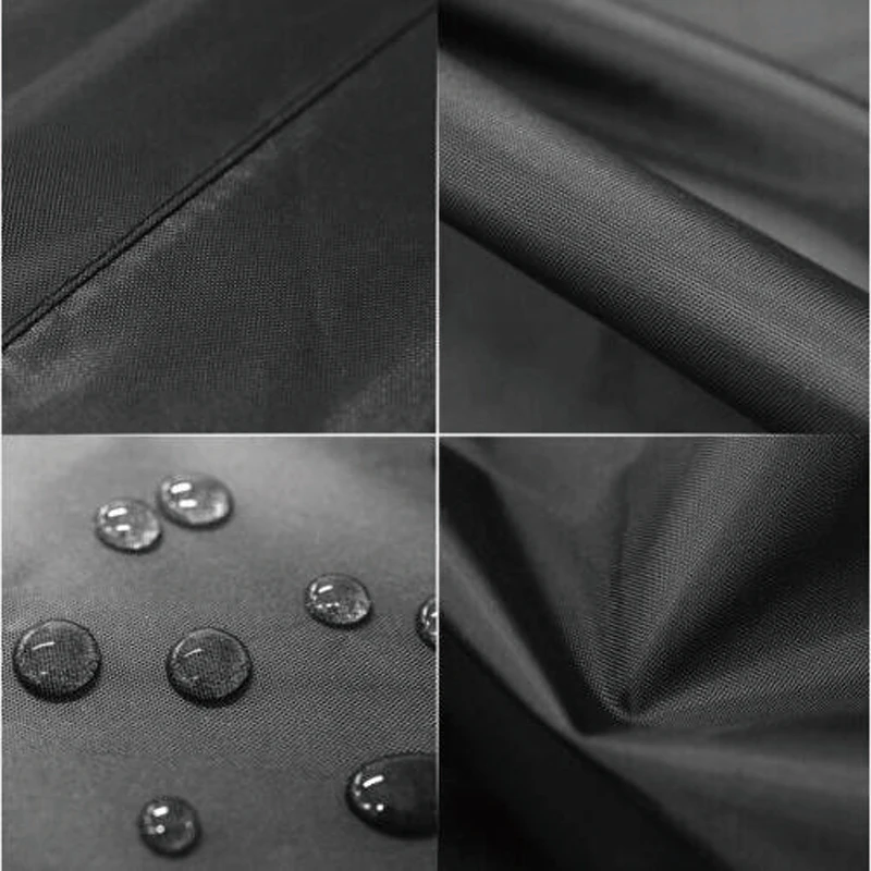 24.5" Black BBQ Grill Protective Cover,Dome Smoker Cover, Outdoor Barbecue Grill Coat, Custom Made Available 4