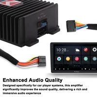 4-Channel Car Amplifier 80Wx4 Audio Modification Power Amplifier Digital Sound Processor Class A/B for Android Car Player 3
