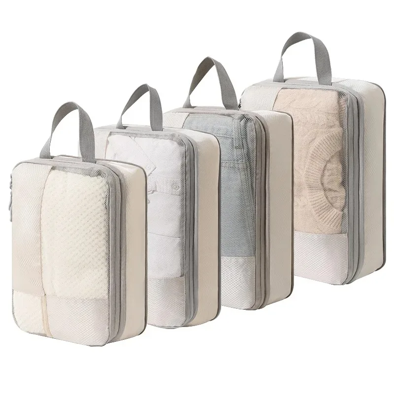 Travel Accessorie Cubes Storage Portable Packing Foldable Bag Essentials Suitcases Organizer  Arrange Clothes Luggage Box