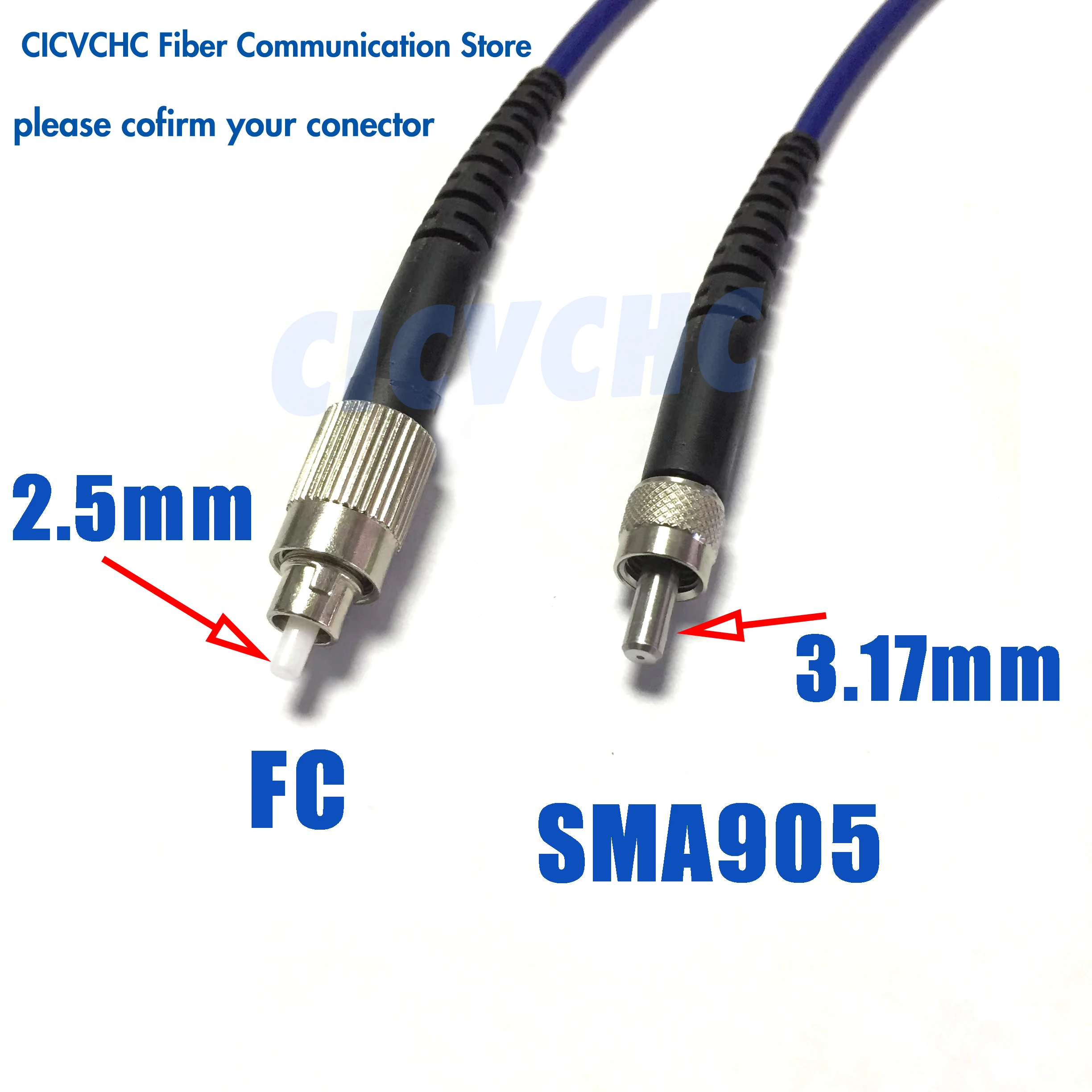 5pcs Holmium Fiber Surgical Medical with 272um, 365um, 550um, 3m for holmium and Nd:YAG laser systems