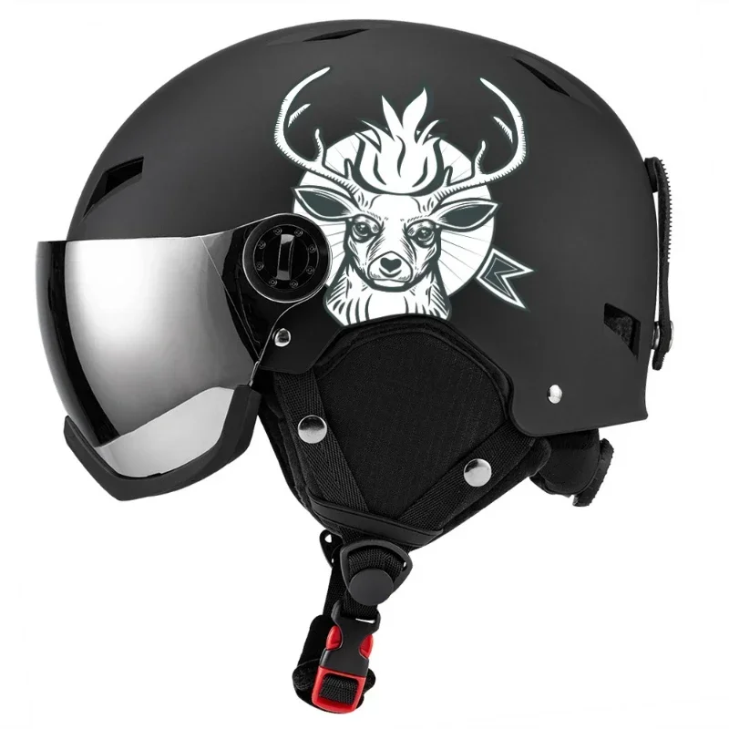 アルペンスキー競技用ヘルメット 2025 スキーヘルメット男性冬のアウトドアスポーツアルペンスキー快適