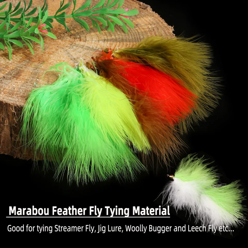 Blood Feathers ARABOU STRUNG BLOOD QUILLS Hareline Fly Tying