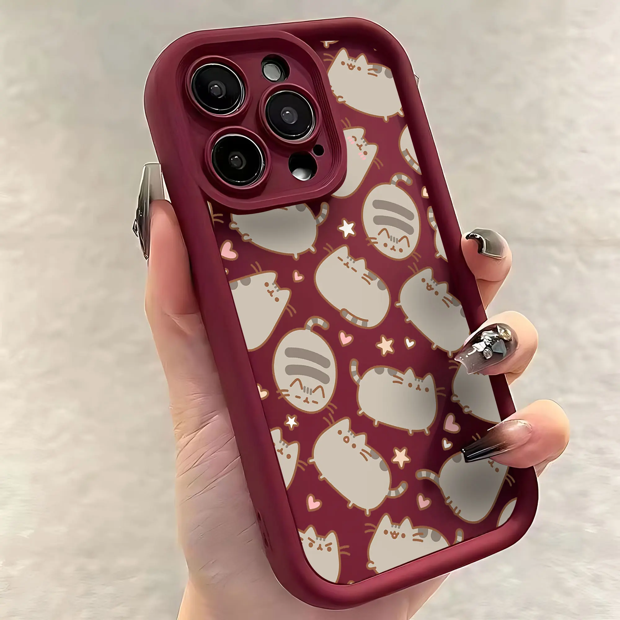 P-Pusheens Cat Soft TPU Phone Case