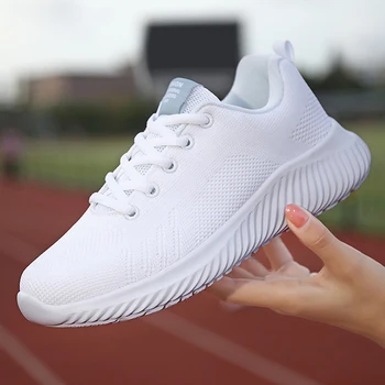 Sneaker da donna Mesh traspirante scarpe sportive da corsa casual estate 2024 scarpe da jogging da passeggio scarpe da ginnastica con plateau da donna scarpa femminile 1
