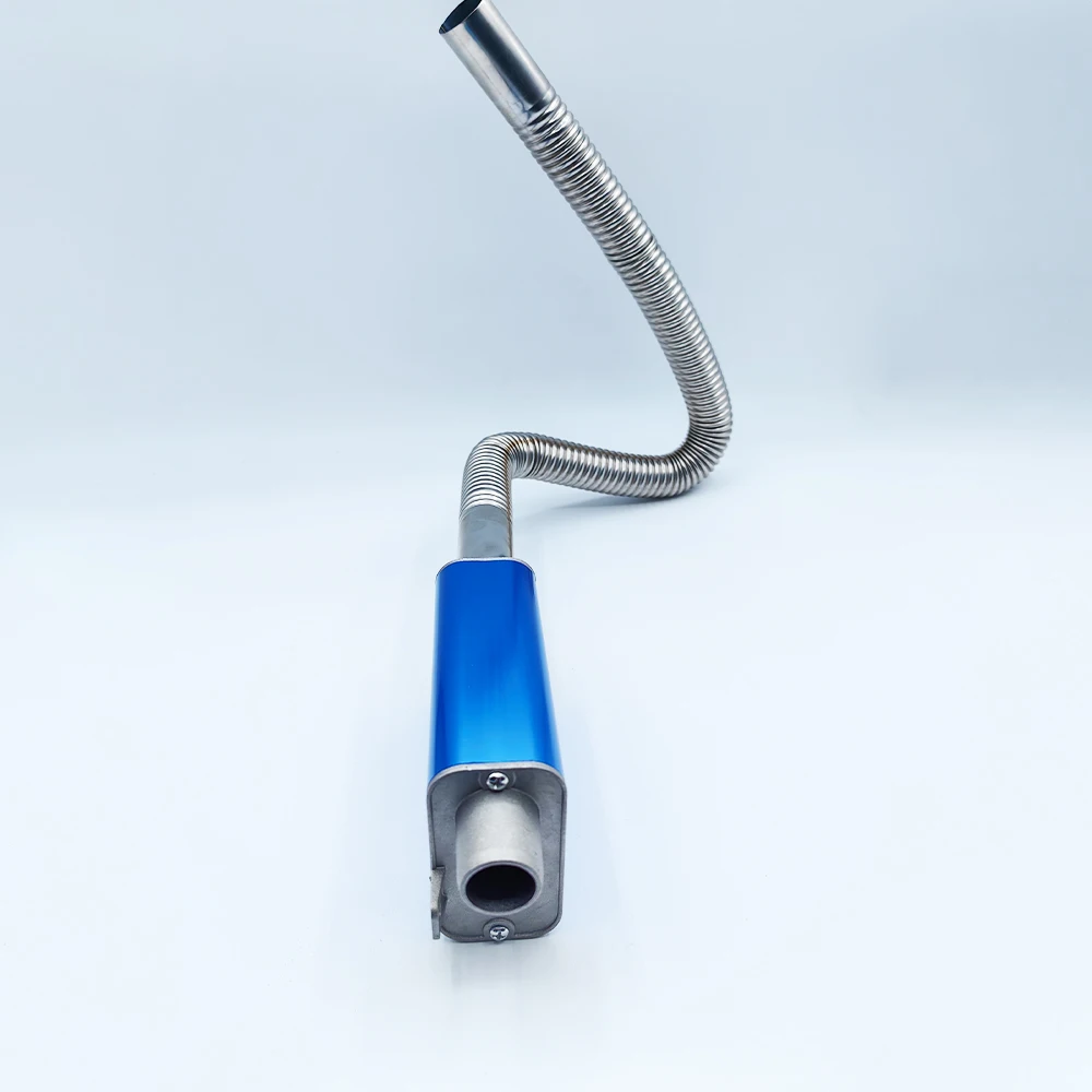 24mm 머플러 소음기 공기 디젤 주차 히터 배기 파이프 알루미늄 합금 자동차 트럭 캠핑카 밴용 소형