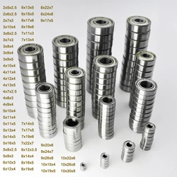 Compact Precision Sealed Ball Bearings - Various Sizes and Bore Dimensions - 3x9x4mm
