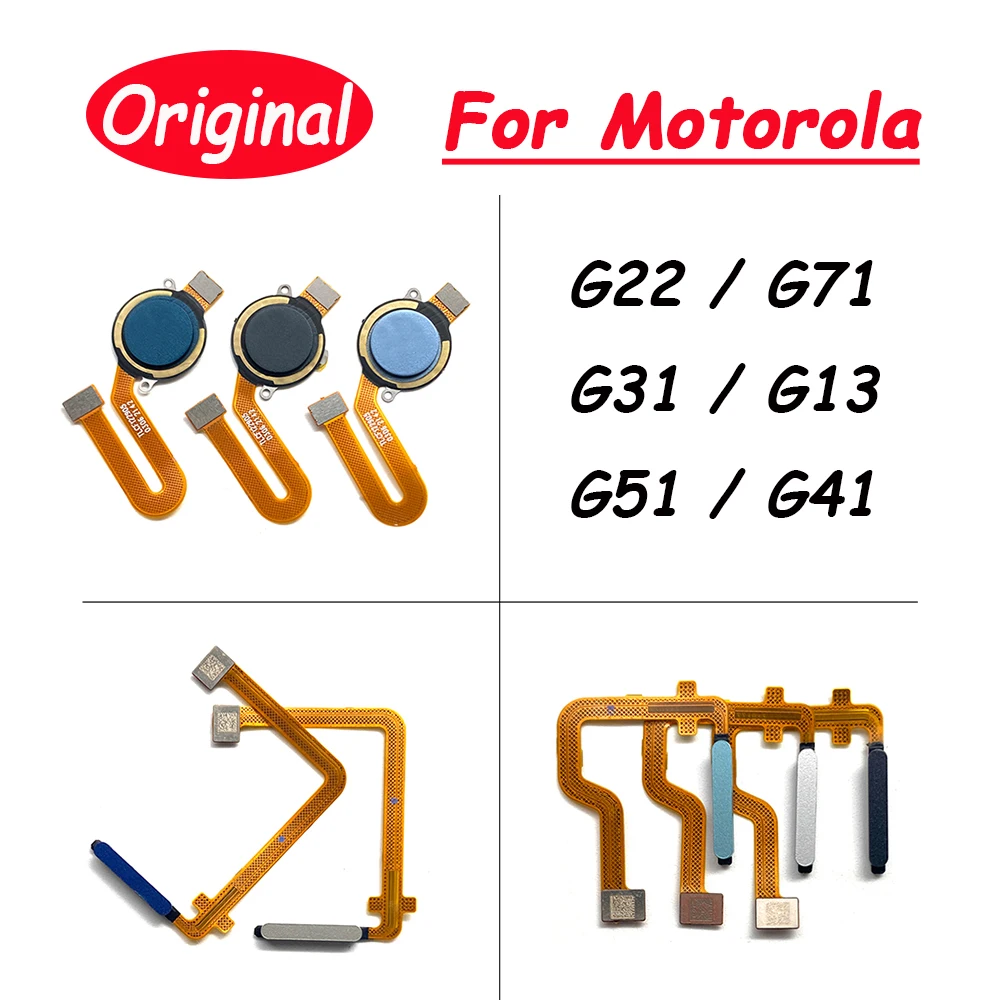 

Original For Moto G22 G51 5G G71 G23 G41 G52 Fingerprint Reader Touch ID Sensor Return Key Home Button Flex Cable Replacement