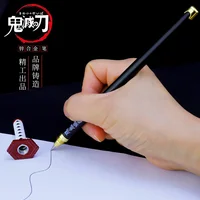 20cm Demon Slayer Sword Tomioka Giyuu Carbon Pen Alloy Katana Sword Japanese Anime Weapon Model Gift for Anime Peripherals Toys 2