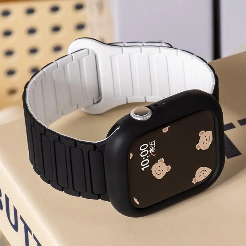 Silicone Magnetic Strap with Soft Case - Loop Wrist Bracelet