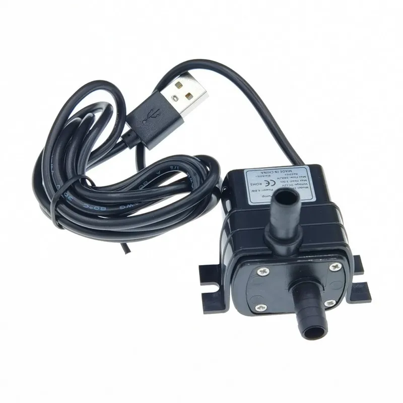 1w 4.8w 240L/H DC12V USB Micro Water Pump Cycle Brushless Motor DC 12V Diving Pump Hydroponic Vegetable Planting Craft Fountain liquid transfer pump submersible booster pump