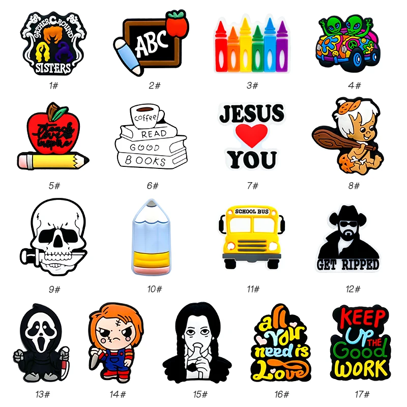 10pcs New Silicone Cartoon focus Beads For Jewelry Making DIY Pacifier Chain Necklace Bracelet Jewelry Accessories