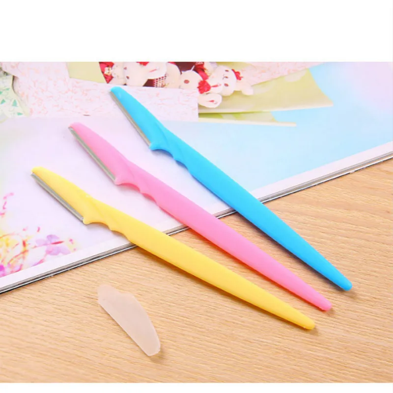 3Pcs/Set Eyebrow Razor,Facial Hair Remover Eyebrow Trimmer,Sharp Mini Makeup Knife Shaper Shaver For Women