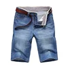 Summer Thin Denim Shorts For Men Good Quality Shorts Jeans Men Cotton Solid Straight Jeans Shorts Male Blue Casual Jeans Size 40 1