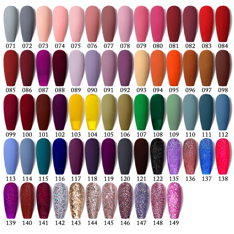 UR SUGAR 7.5ml Matte Blue Purple Dark Color Gel Nail Polish Hybrid For Base Gel Top Coat Soak Off UV LED Nail Art Manicure 6