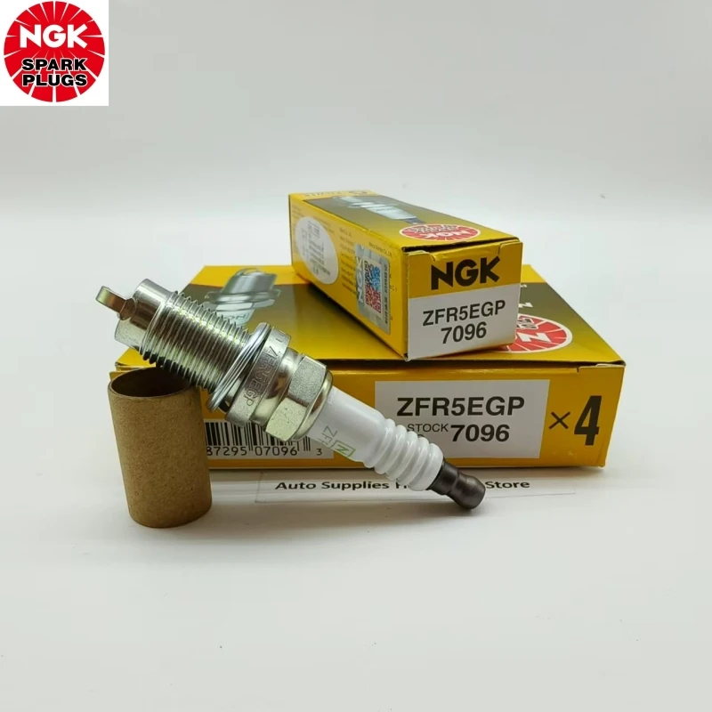오리지널 NGK ZFR5EGP 7096 레이저 플래티넘 점화 플러그, 폭스바겐 비틀 골프 폴로 마고탄 파사트 라비다 스코다 크리스탈용, 4 개