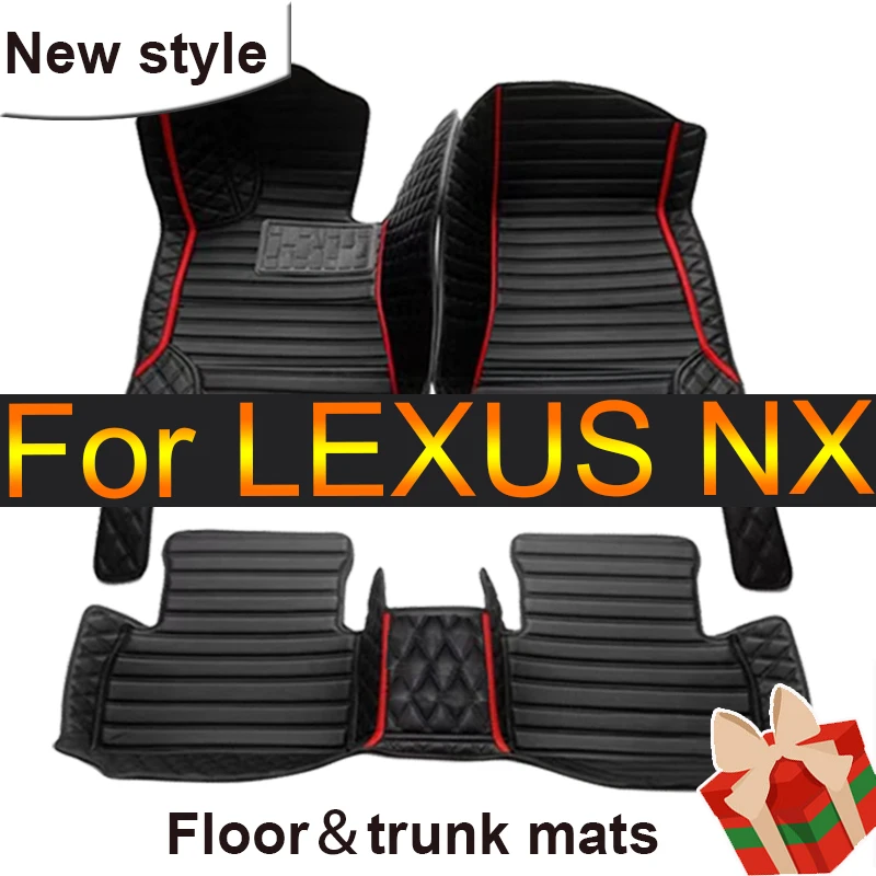 

Car floor mats for LEXUS NX series 200 300h 300 200t 2015 2016 2017 2018 2019 2020 2021 2022 Custom auto foot Pads automobile