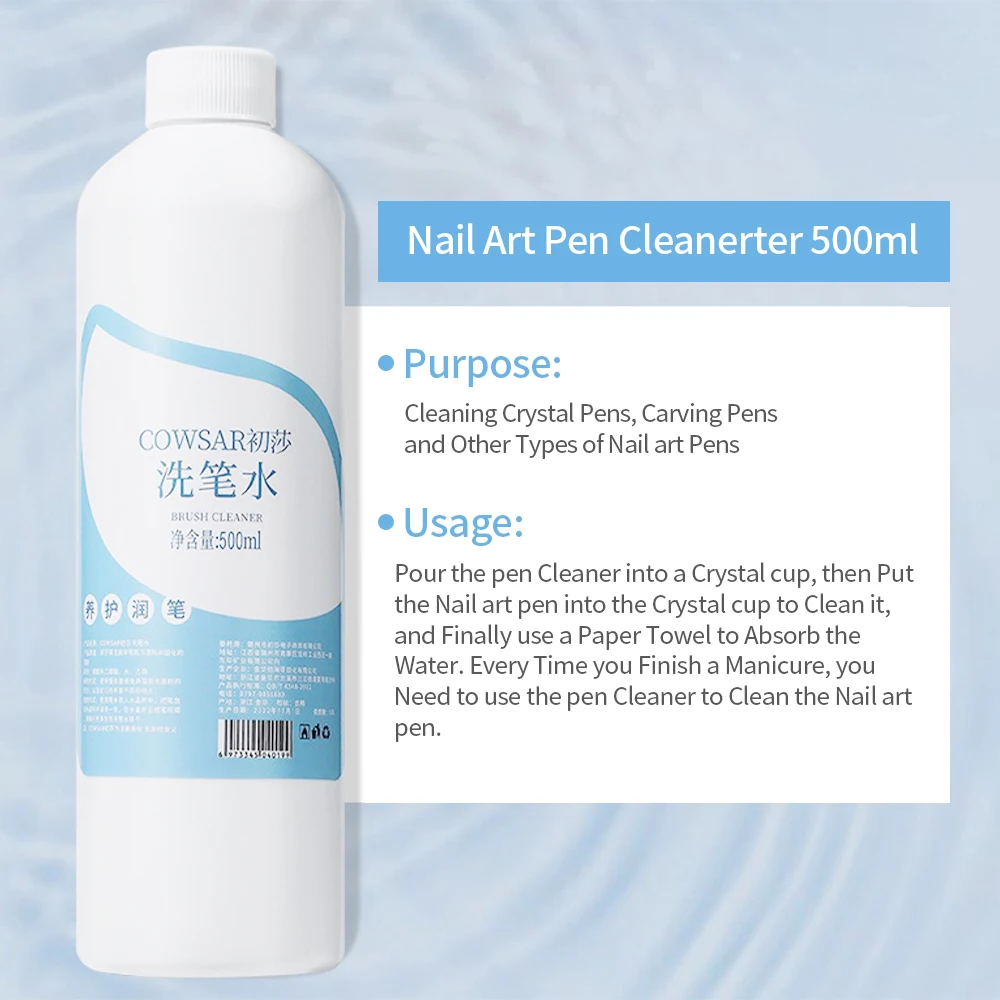 500ml/1000ml Nail Gel Remover Nail Polish Cleaner Brush Cleaner UV Gel Polish Fast Remove Liquid Manicure Care Nail Art Tools 5