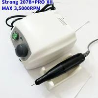 65W STRONG 207B Manicure Machine control box 35000rpm Handpiece Nail polishing nail pedicure Nail Art drill Manicure Machine set 2