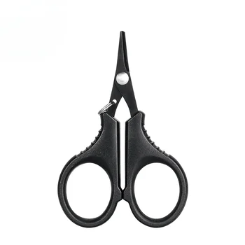 Fishing Scissor Multifunctional Titanium Coated Stainless Steel Fishing Scissors Pliers PE Braided Line Fishing Tool Accessories 2