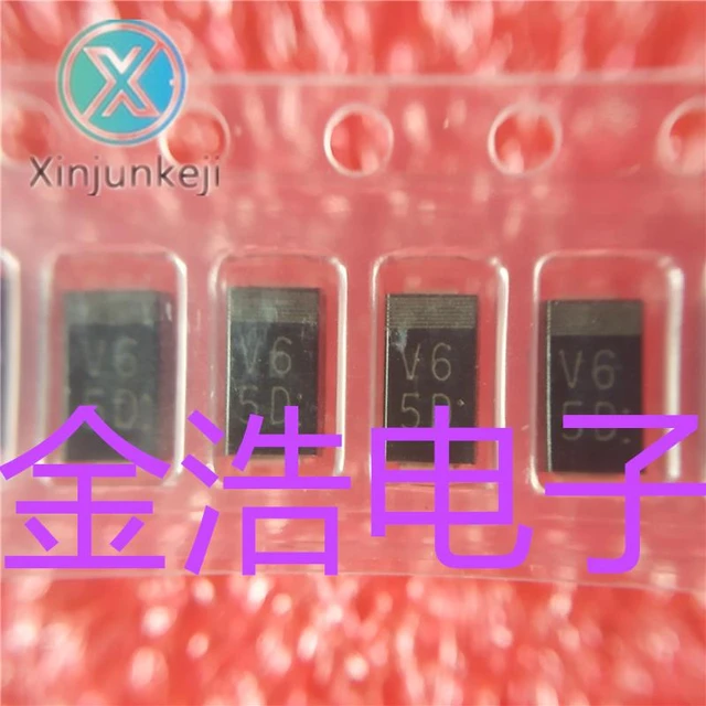 30pcs Orginal New D1f60-5053 D1f60 Smd Sma 1a 600v Silkscreen V6 Rectifier  Diode - Rulers - AliExpress