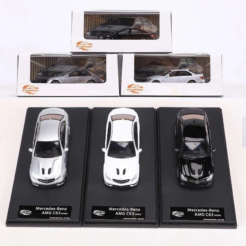 KING MODEL 1:64 AMG C63 W204 Alloy Model Car 3