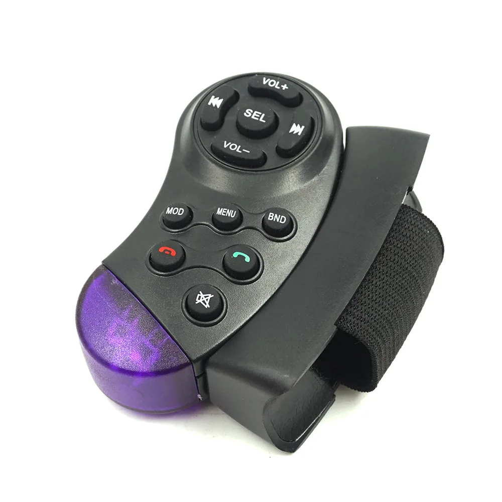 Universal Car Steering Wheel Remote Control Switch Vehicle Stereo Button Universal Car Multimedia Player Car Radio Wireless
