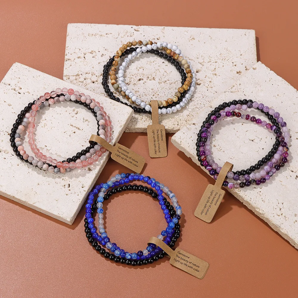 XSDSLS Braccialetti di perline di cristallo per donne