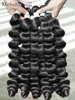 Melodie Loose Wave Human Hair Bundles 3 4 Deals 12A Grade 100% Raw Virgin Hair Extension Unprocessed 40 Inch Brazilian For Women 1