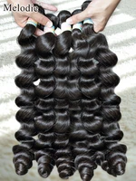 Melodie Loose Wave Human Hair Bundles 3 4 Deals 12A Grade 100% Raw Virgin Hair Extension Unprocessed 40 Inch Brazilian For Women 1