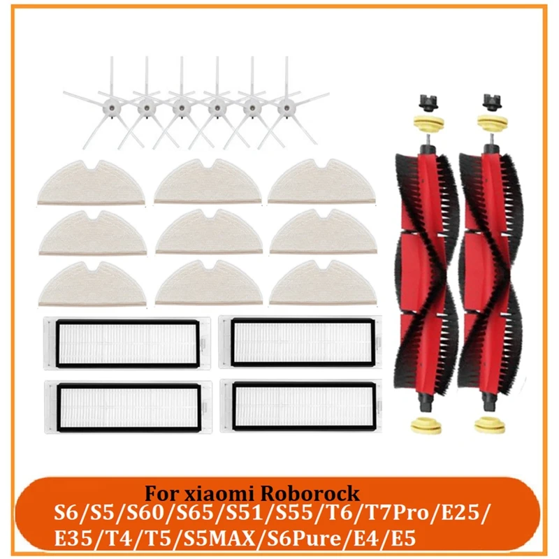 

Съемная основная щетка для Xiaomi Roborock S6/S5/S60/S65/S51/S55/T6/T7pro/E25/E35/T4/T5/S5MAX/S6pure/E4/E5