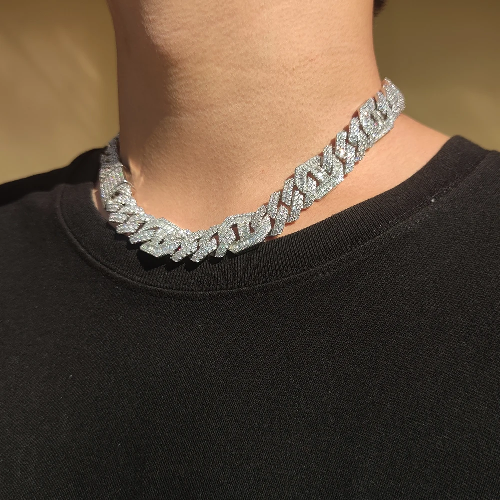 Uomo Donna Hip Hop Iced Out Bling Collana Con Ciondolo A Farfalla Miami Catena Cubana Collane HipHop Gioielli Con Ciondoli Di Moda - Foto 4