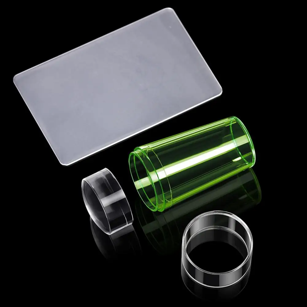 1 Set Practical Nail Art Stamper High Durability Compact Size Nail Art Stamp Print Stamping Stamper
