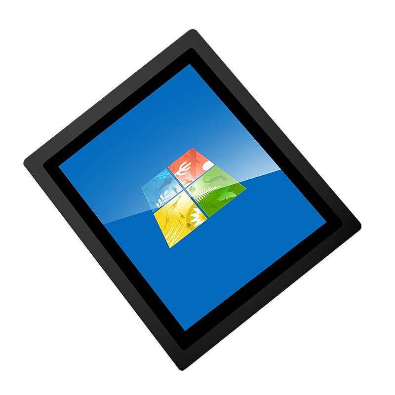18.5 inch J1900 I3 I5 I7embedded wall mounted industrial panel touch screen capacitive resistance touch WIFI RS232 display