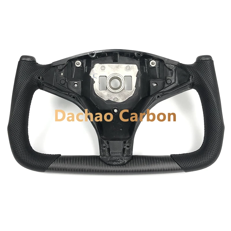 Racing Sport Yoke Steering Wheel For Tesla Model X Model S 2013 2014