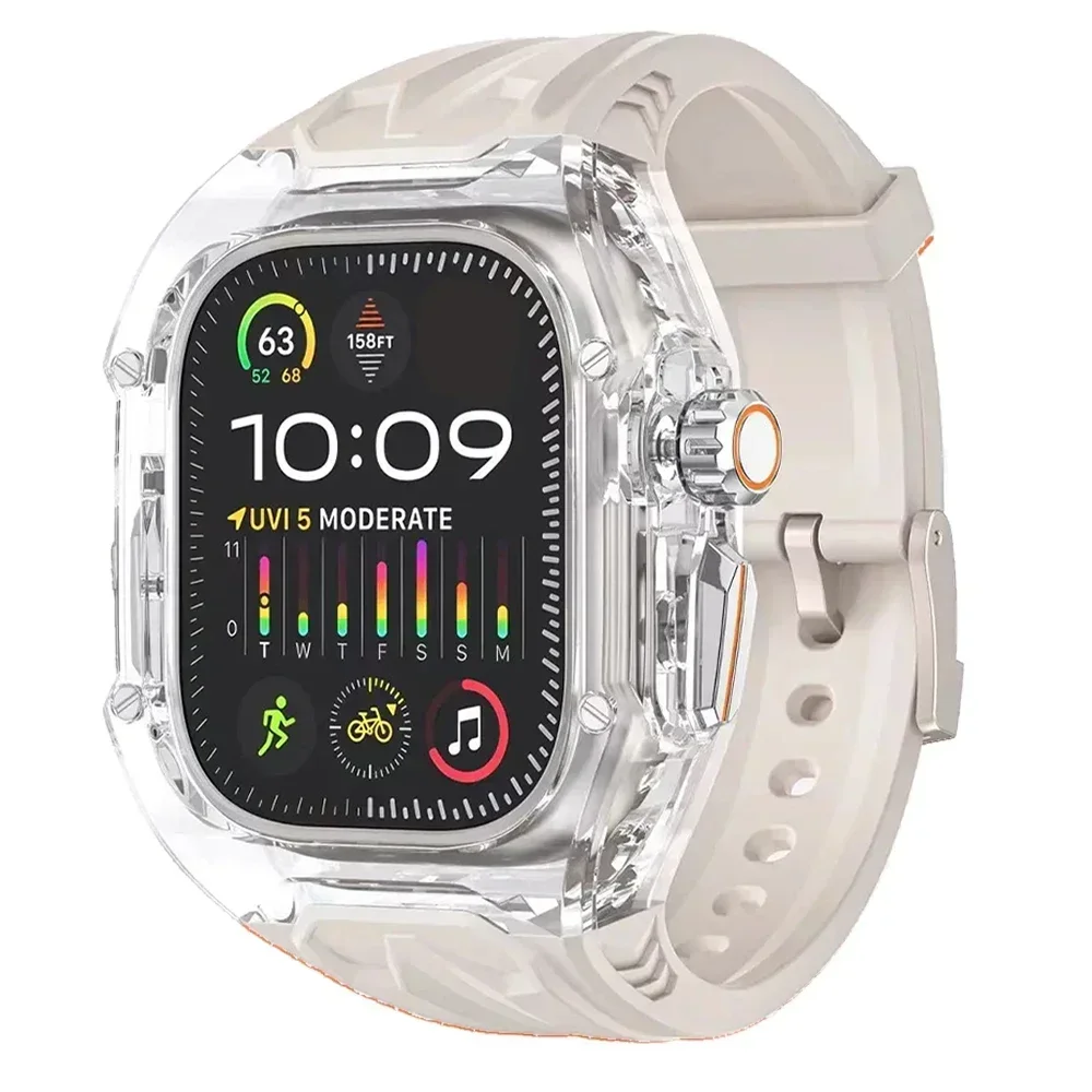 Transparent Protective Case + TPU Strap Modification Kit
