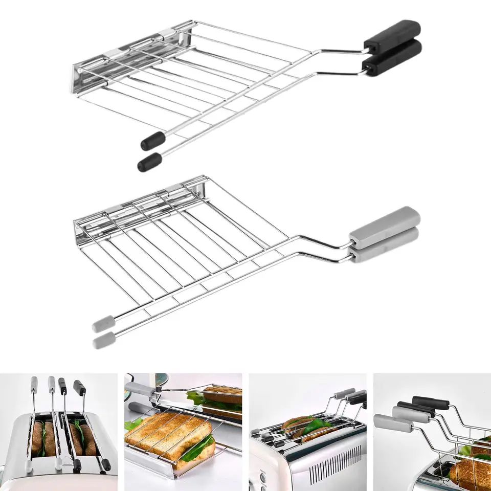 Large Foldable Cooling Rack For Baking - 16.77"x11" Carbon Steel Wire Rack For Cookies, Roasting & Drying - View #4