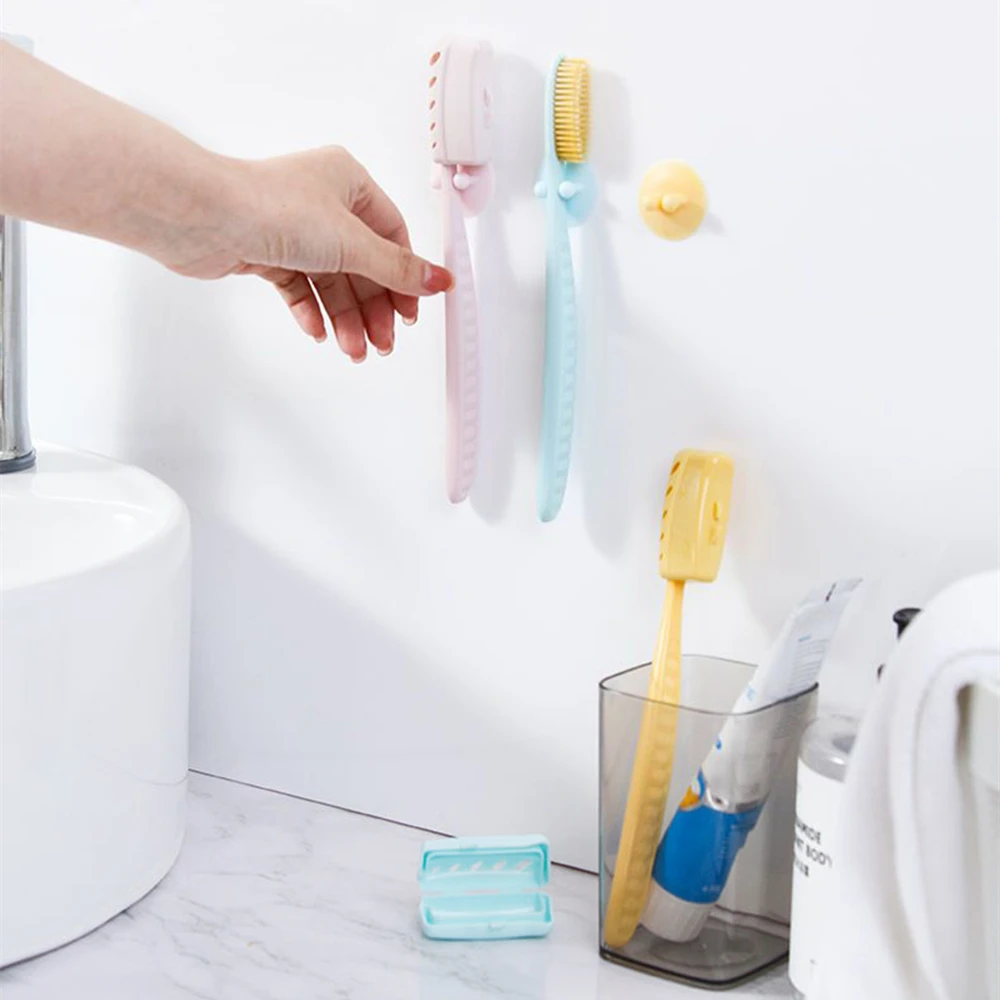 5개/팩 대형 헤드 칫솔 한국산 오리지널 칫솔 여행용 케이스 포함 성인용 숯 생분해성 구강 위생 세척