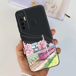 Chic Fashion Painted Soft Silicone Phone Case - Stylish Protective Back Cover for Tecno Camon 17 (653)