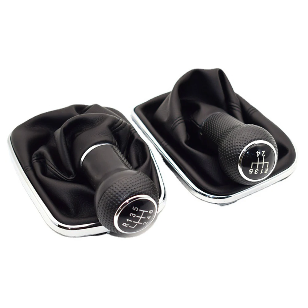 Dustproof PU Leather Car Gear Shift Collar for VW Golf