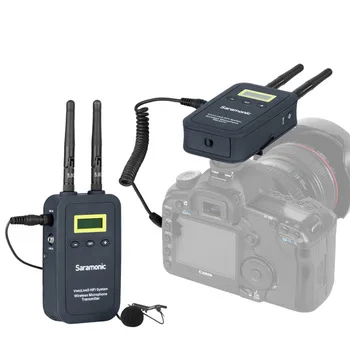 news Saramonic VMicLink5 HiFi 5.8GHz Lavalier Lapel Wireless Microphone System for News Gathering Reporting work with DSLR Camera