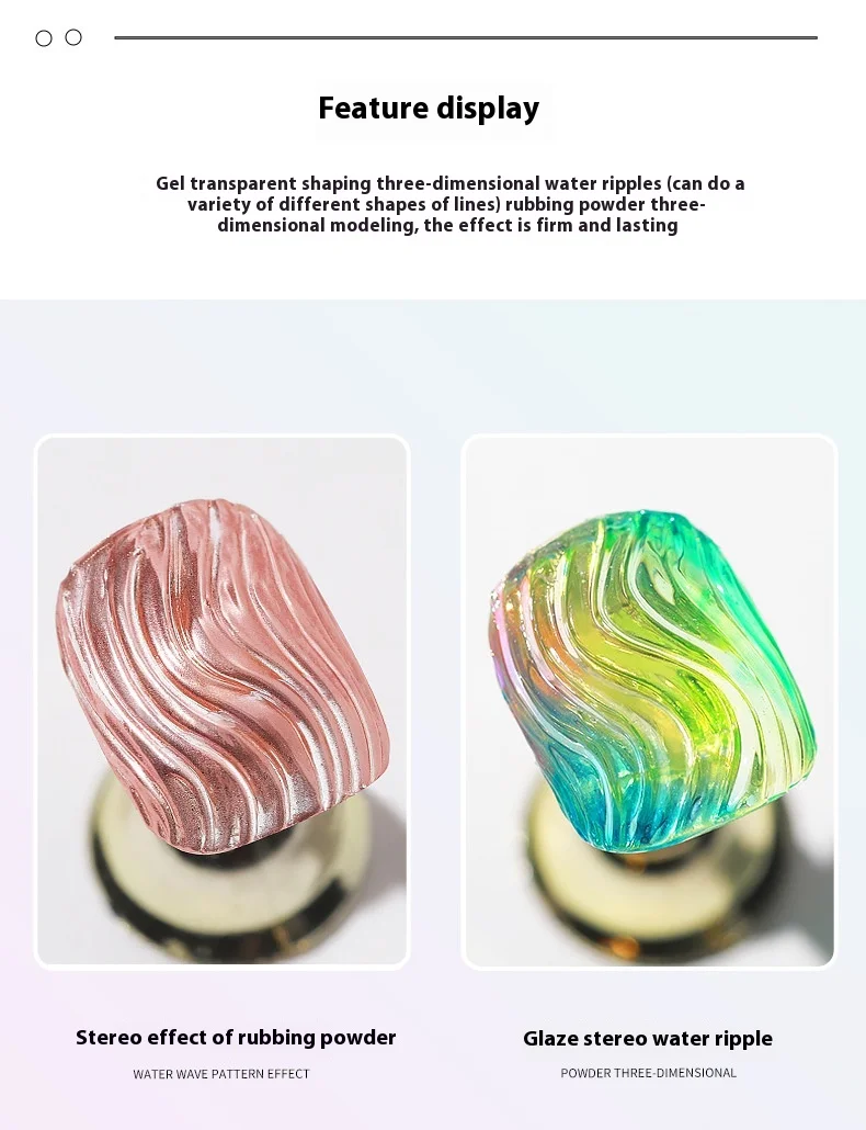 15/5 ml Welle Liner Gel Nagellack Semi Permanent Solide Chrom Form UV Gel Gel Für DIY Malerei zeichnung Maniküre Spiegel Nägel – Detail 3