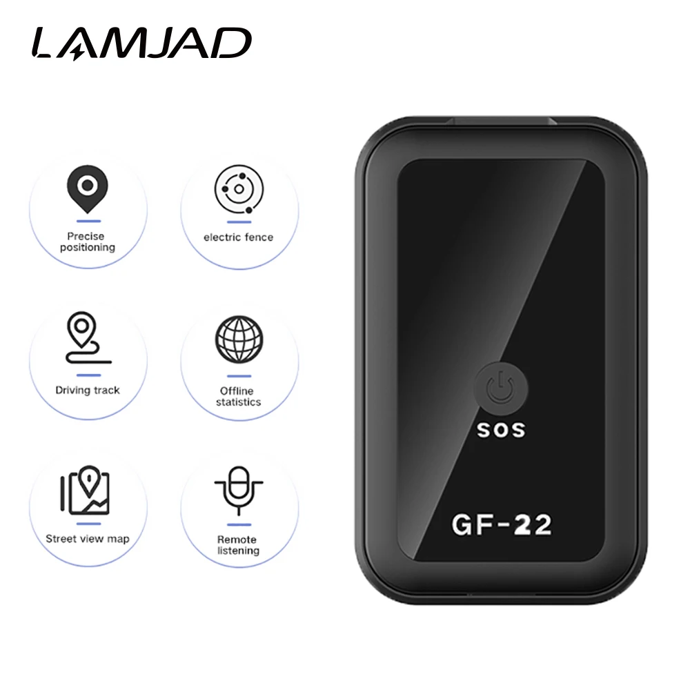 

Mini Magnetic GPS Tracker GF22 Universal Positioner For Car Motorcycle Real Time Tracking Children Anti-lost Locator Accessories