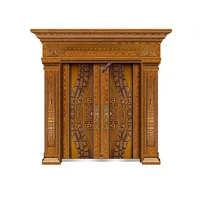 Professional Top Ranking Customizable Aluminum Door Modern Entrance Exterior Doors For Houses 2