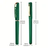 1pc/3pcs Green Ink Gel Pen, 1.0mm,for Writing, Large Capacity Refill, Office Supplies Back To Sochool Stationery 3