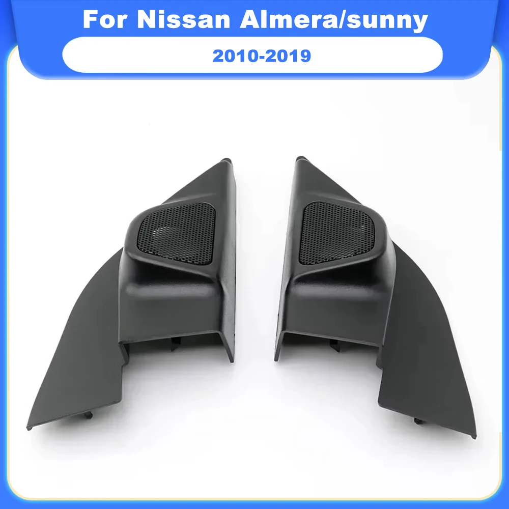 For Nissan Almera/Sunny 2010-Car Tweeter Refitting Audio Door Angle Gum Speaker Cover Boxes Mounts 2PCS,speaker tweeter
