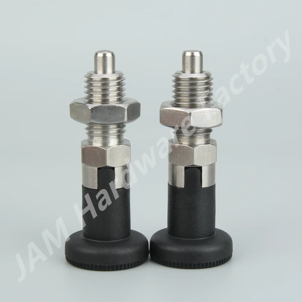 MJ220-C Range Lock-Out Indexing Plungers Nuts Plastic/Stainless Stee Knob Plunger Hand Retractable Pins Spring Detent Pins
