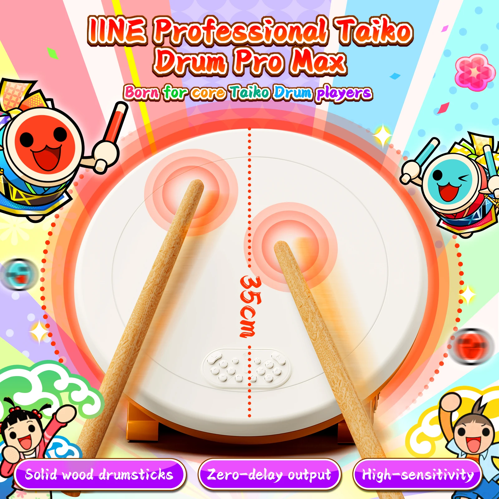 Iintaiko pro maxドラムコントローラー,Nintendo Switch,ps4,ps5