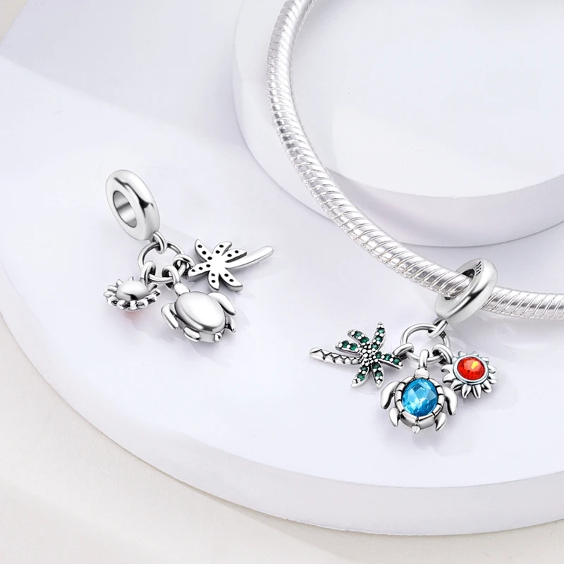 Passend für Qikaola 925 Original-Armbänder, 925er-Sterlingsilber, modischer Lippenstift, Schuhe mit hohen Absätzen, Charms, Perlen, feiner Jahrestagsschmuck – Detail 24